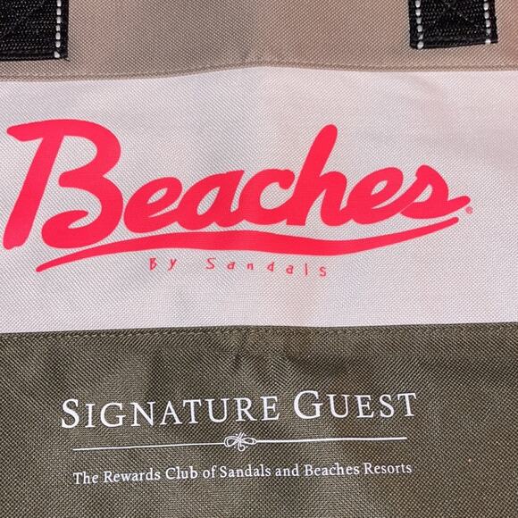 Beaches Resorts canvas tote bag  NWOT - Picture 2 of 7